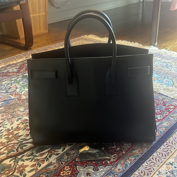 Saint Laurent Large Sac-Du-Jour Handbag - Picture 2 of 4